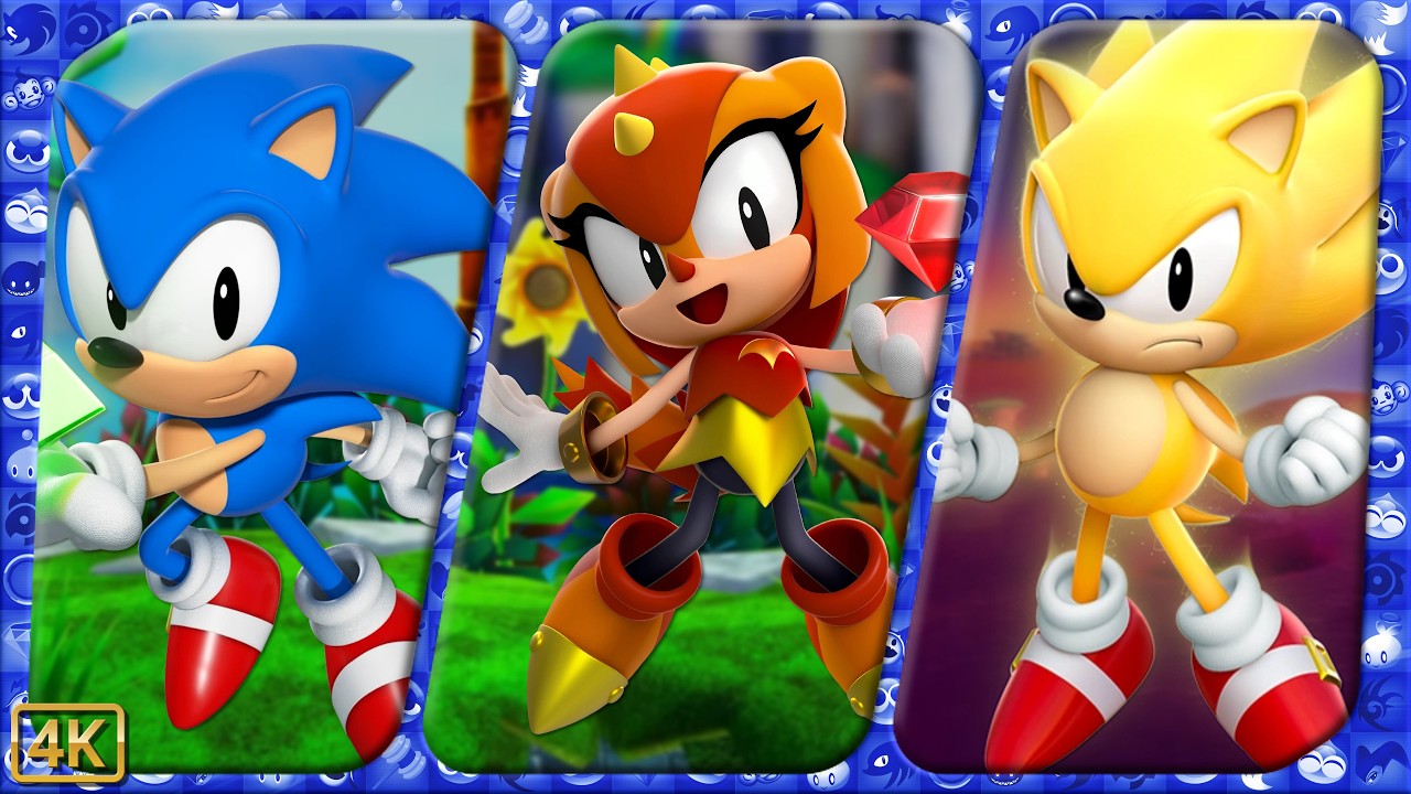 Sonic Superstars ⁴ᴷ Full Playthrough 100% (Story Mode, Trip's Story, & Last Story) Sonic