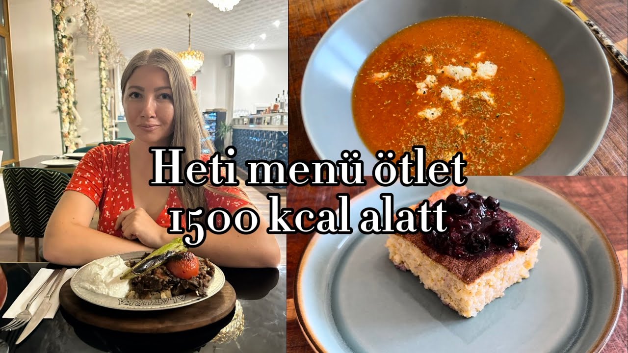 Muti mit eszel egy héten 1500kcal alatt| 3.hét |Csiky Beatrix
