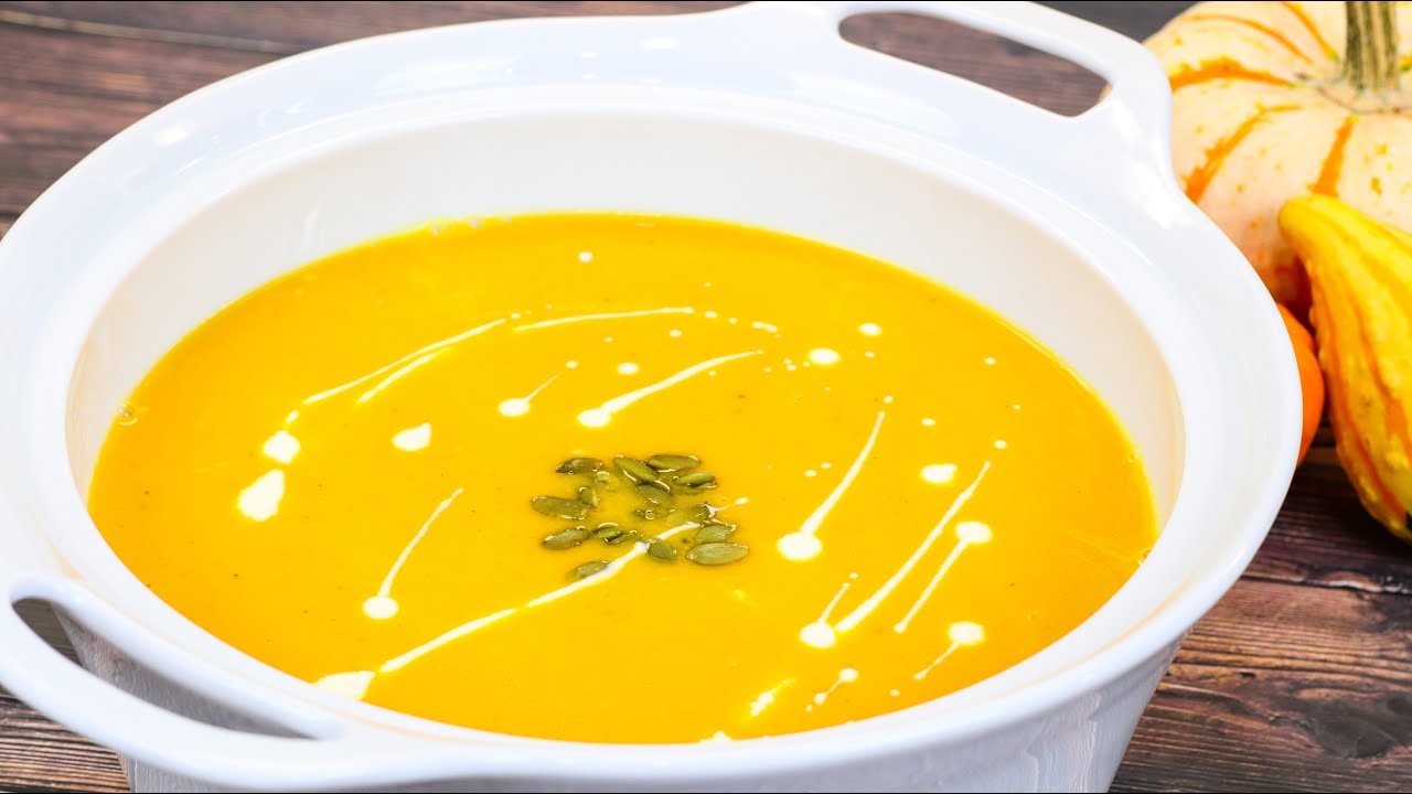Sopa De Calabaza Receta | Crema De Calabaza y Manzana