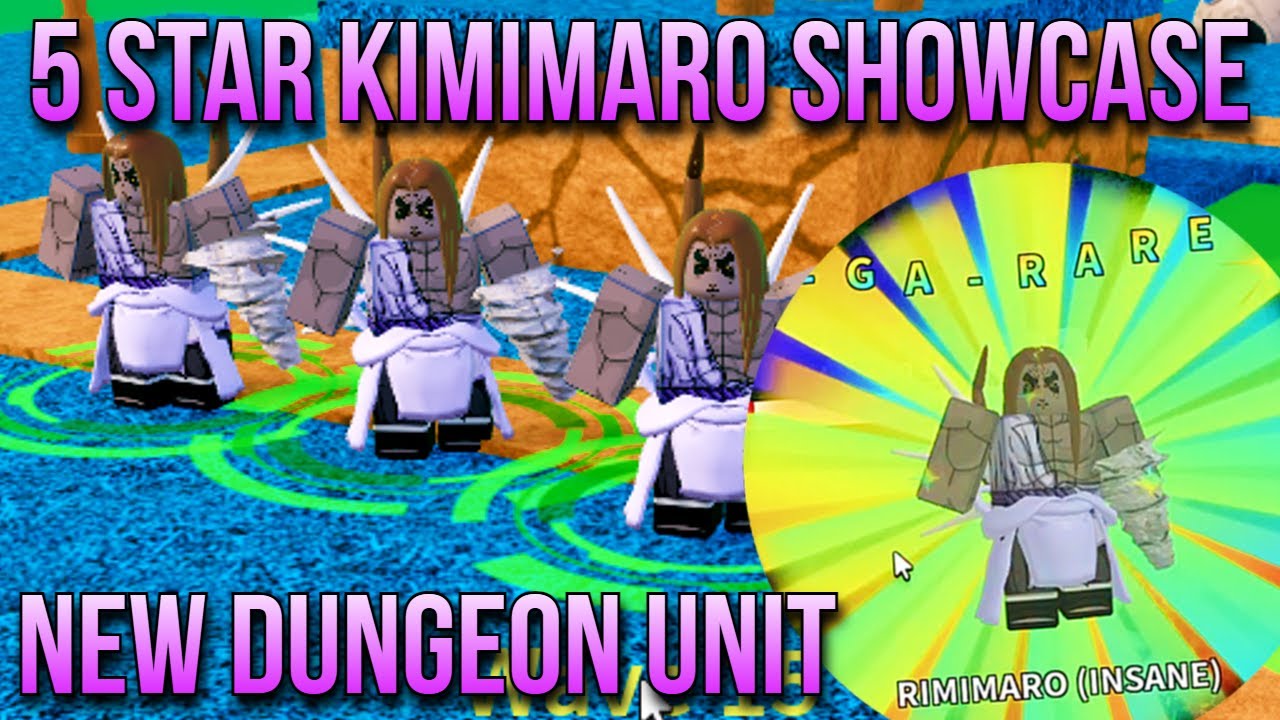 🌀NEW DUNGEON UNIT🌀 5 STAR KIMIMARO (INSANE) SHOWCASE IN ALL STAR TOWER DEFENSE