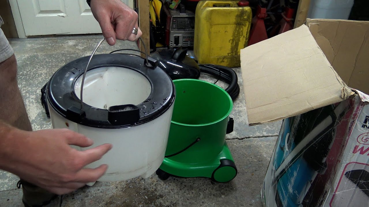 Numatic George Cleaning Oil Spill!