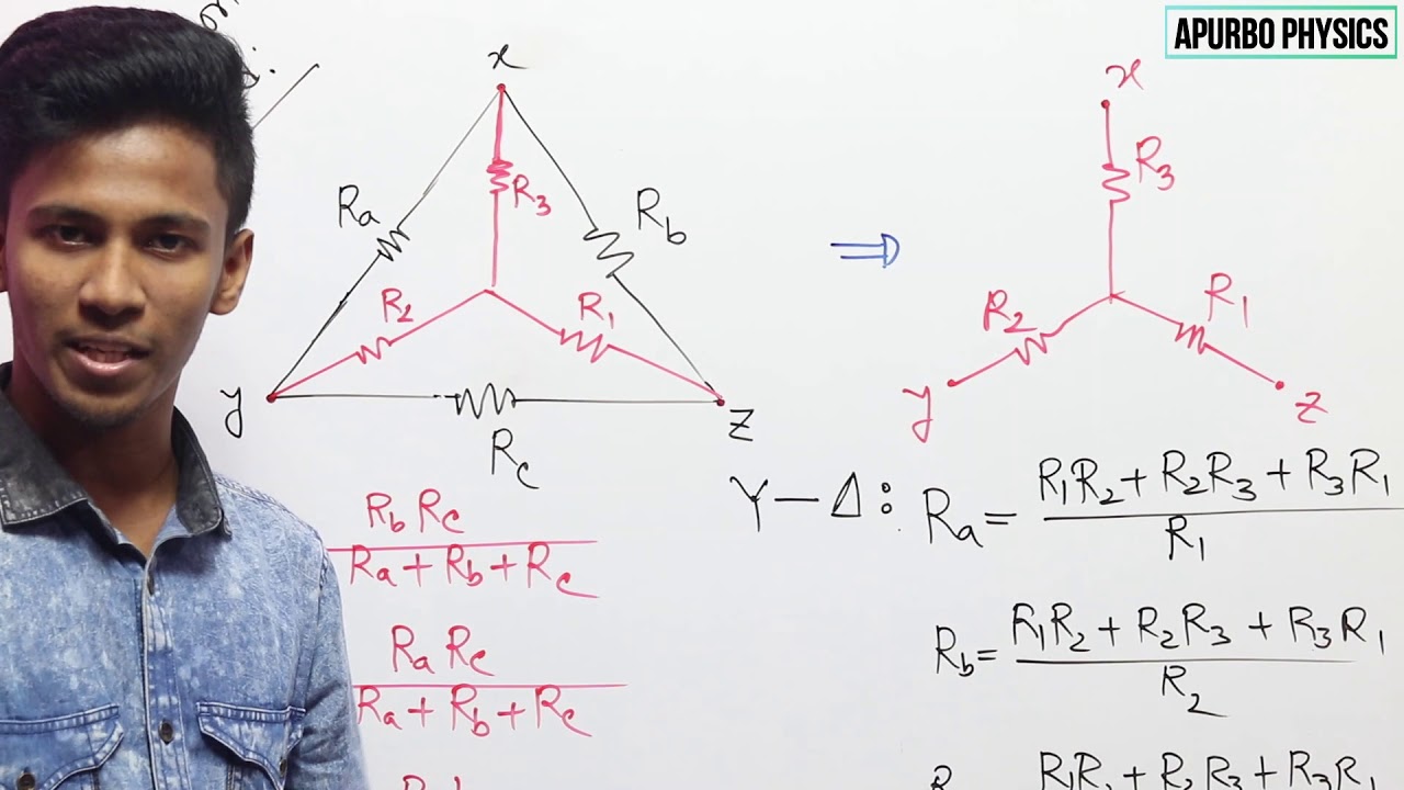 3.15 চল তড়িৎ y delta conversion method or star delta conversion method