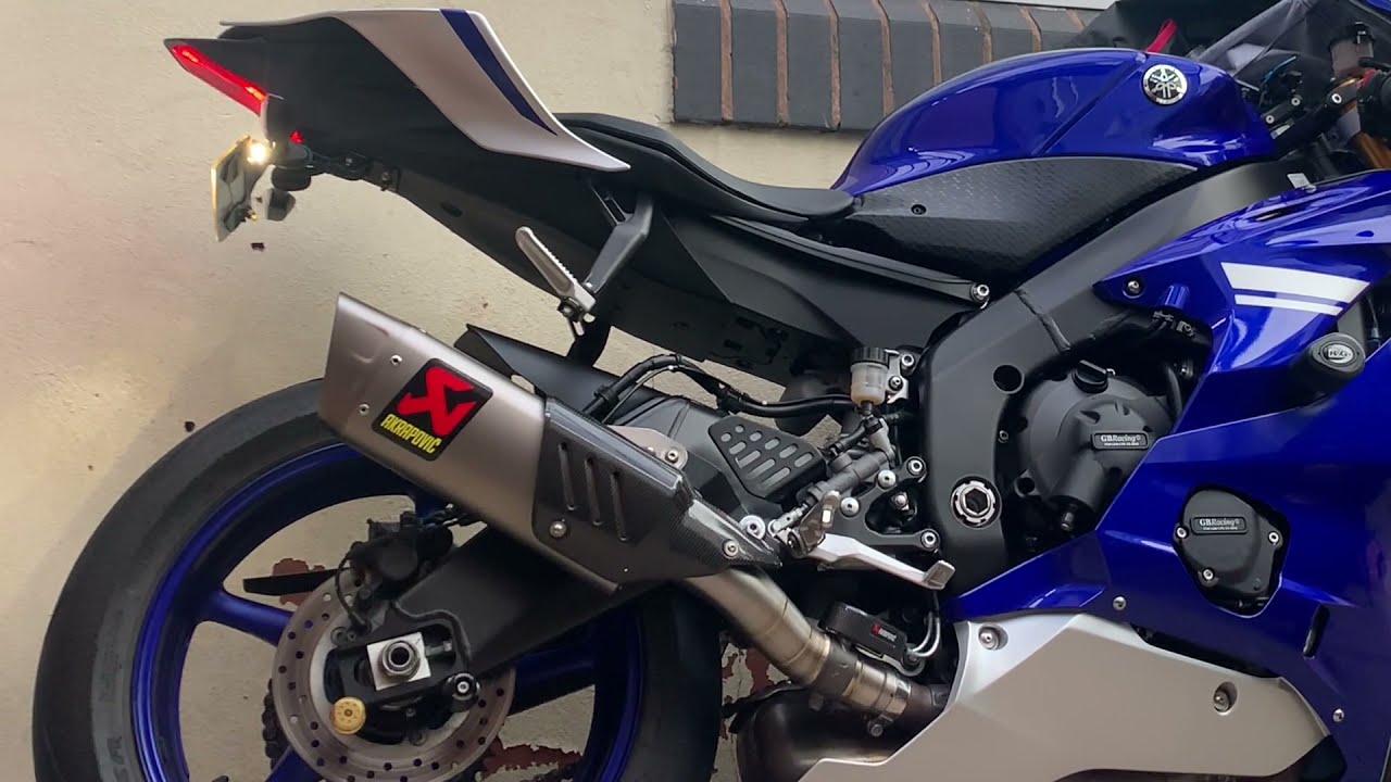 2018 Yamaha R6 Akrapovic Slip On Exhaust