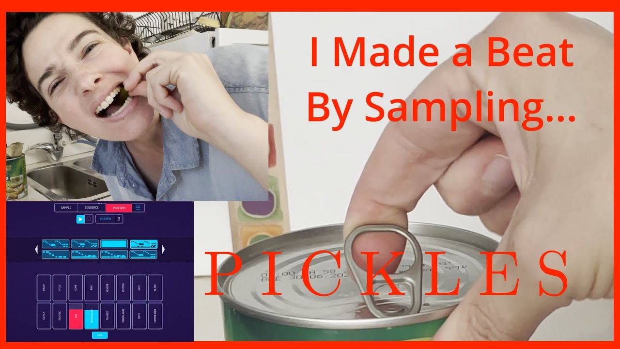 I made an entire beat using only... PICKLES!