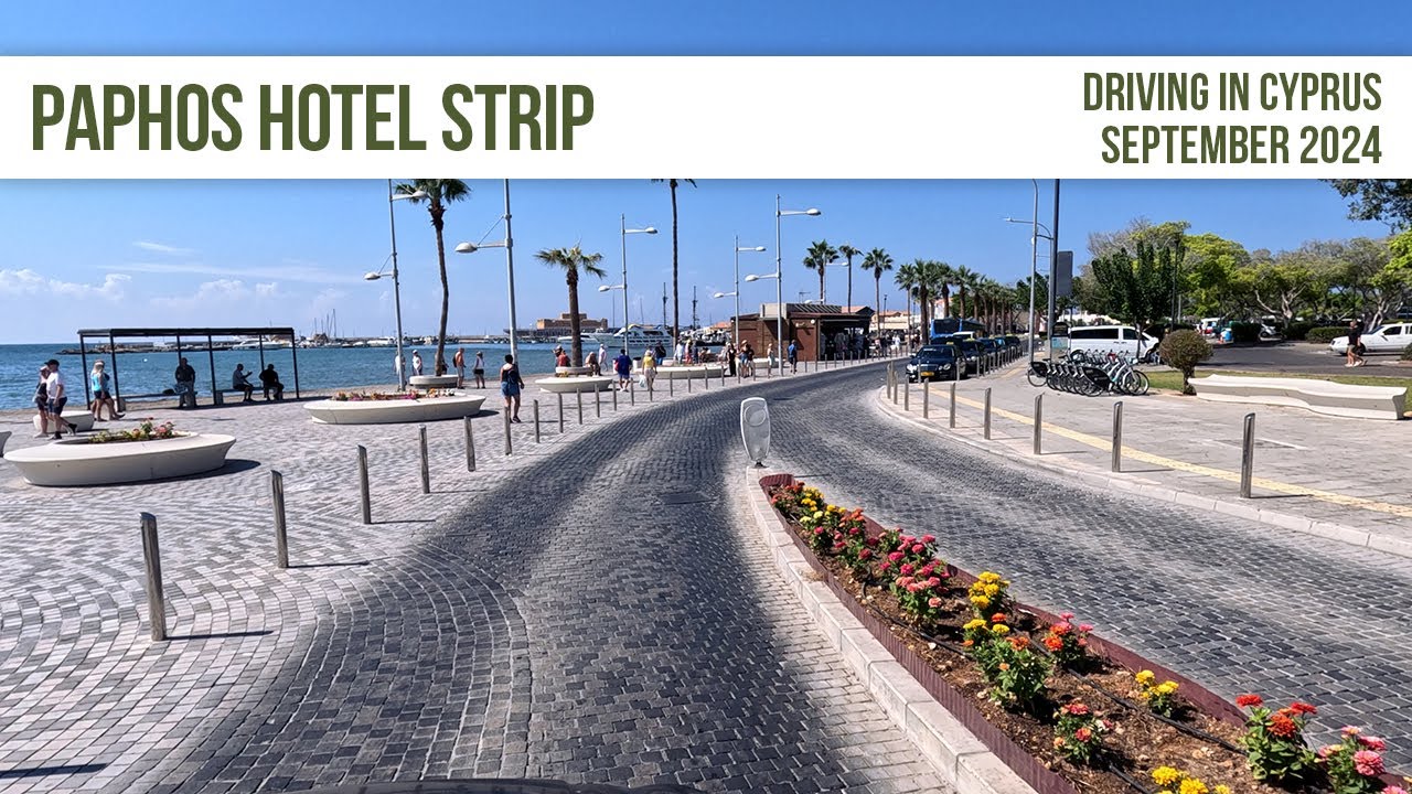 Paphos Hotel Strip in September - Cyprus 2024