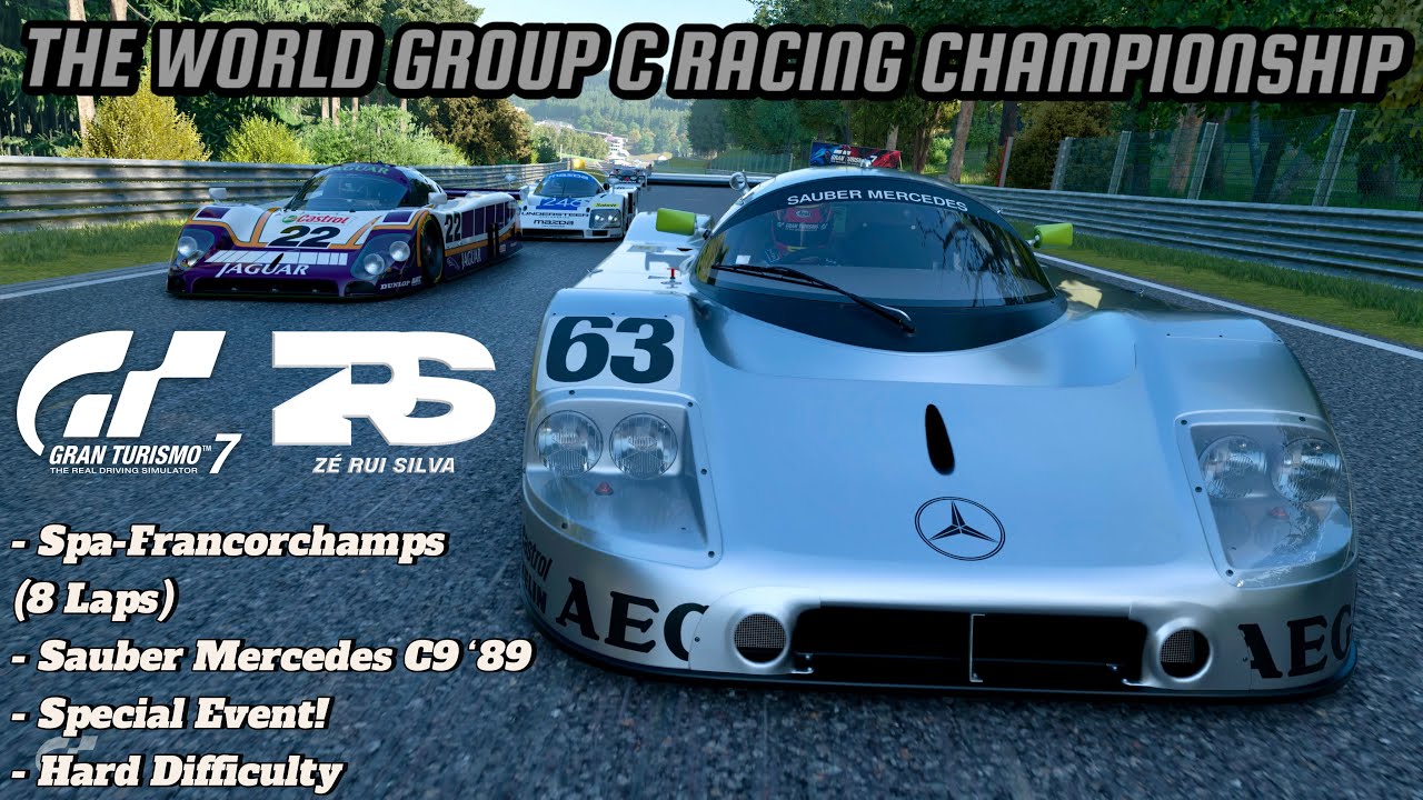Gran Turismo 7 - The World Group C Racing Championship (Spa-Francorchamps) | Sauber Mercedes C9 '89