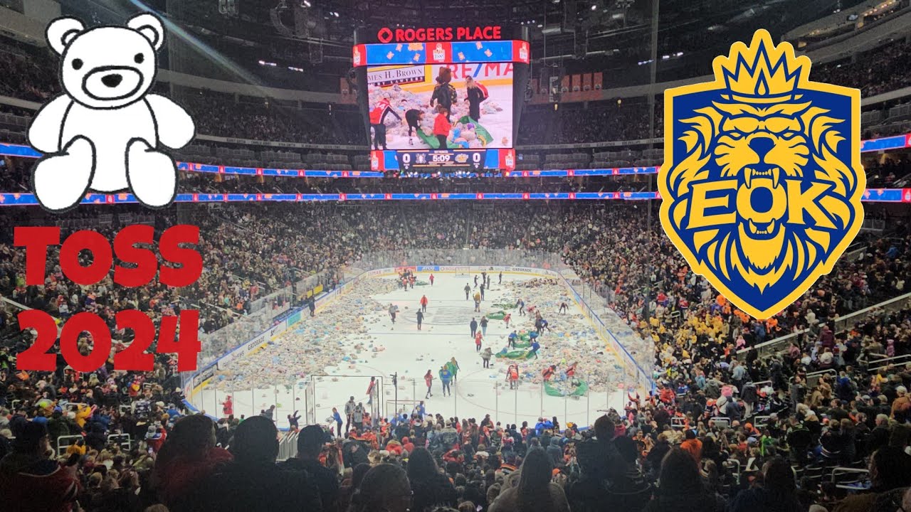 2024 Edmonton Oil Kings Teddy Bear Toss Goal- November 24, 2024 Scored By #59 Gracyn Sawchyn! 🧸🧸🧸