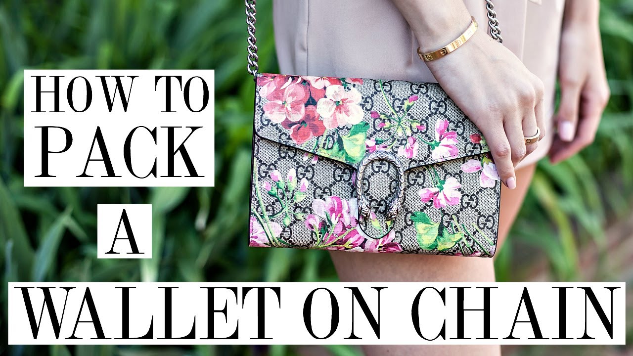 HOW TO PACK A WALLET ON CHAIN | GUCCI DIONYSUS WOC REVIEW | Shea Whitney