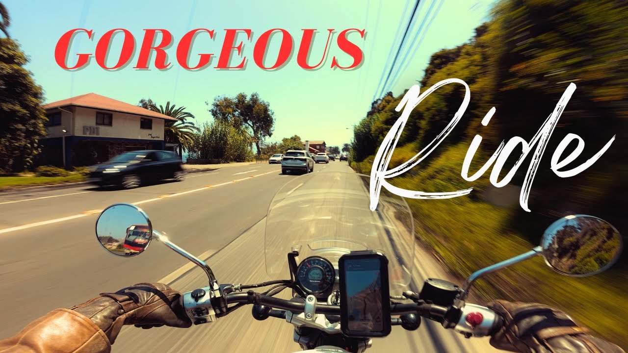 Royal Enfield Super Meteor 650 Beautiful City Ride | Concon, Chile | Raw Exhaust | 4K