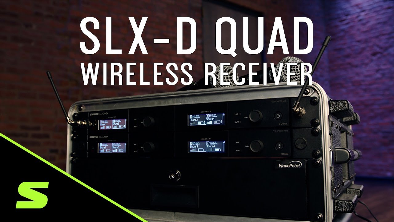 Shure SLX-D Quad Wireless Receiver Overview