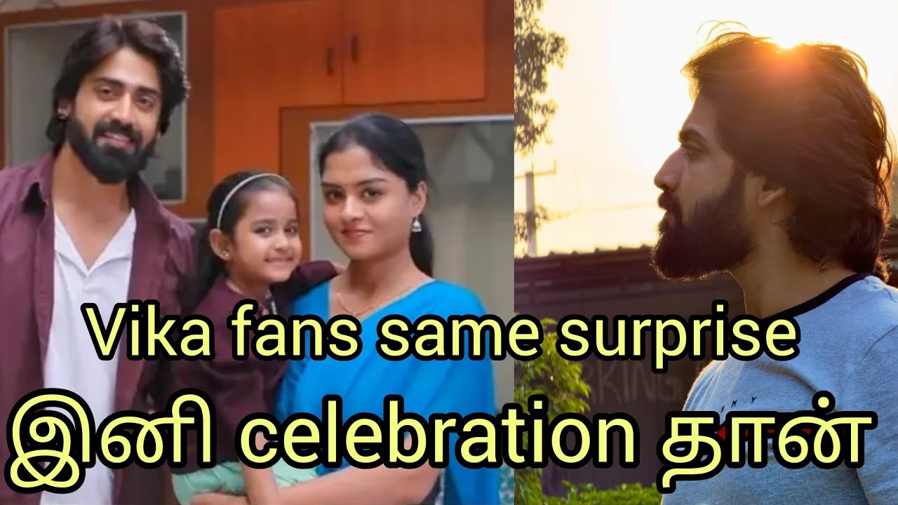 இனி celebration 🎉🎂தான்  Vika fans same surprise Happy Birthday 🎂🎈 celebration