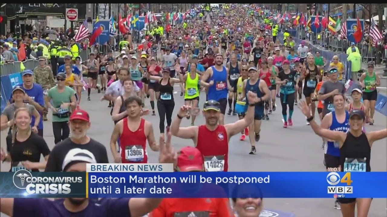 Runners Upset Boston Marathon Will Be Postponed