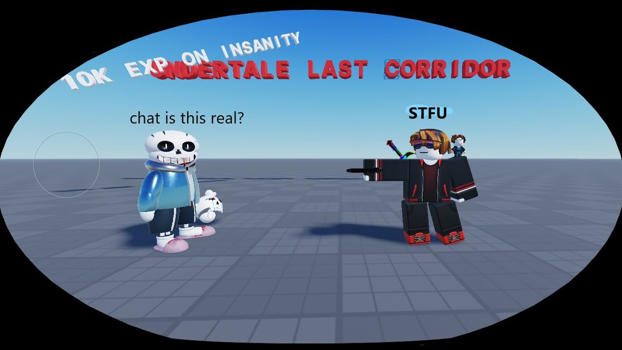 Getting 10K EXP on INSANITY Sans ||Undertale: Last Corridor||