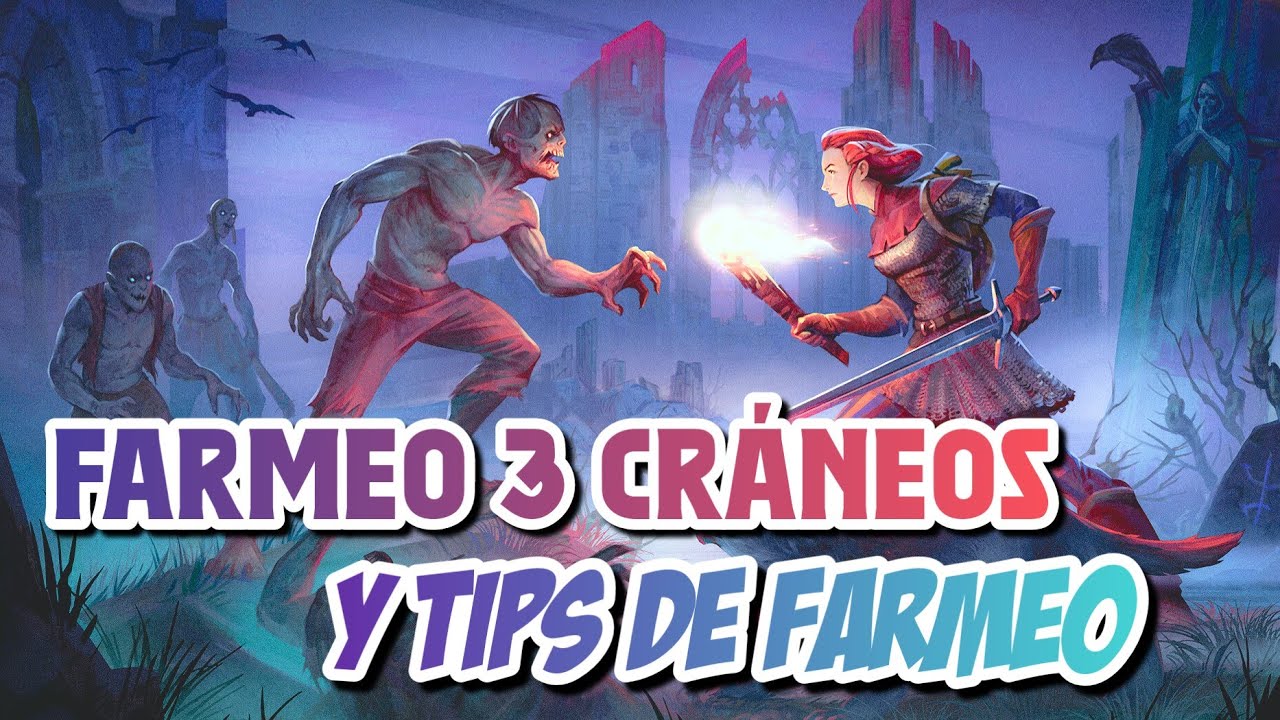 ASI FARMEO 3 CRÁNEOS 💀 CON AYUDA DEL VECINO! | Grim Soul Survival Gameplay
