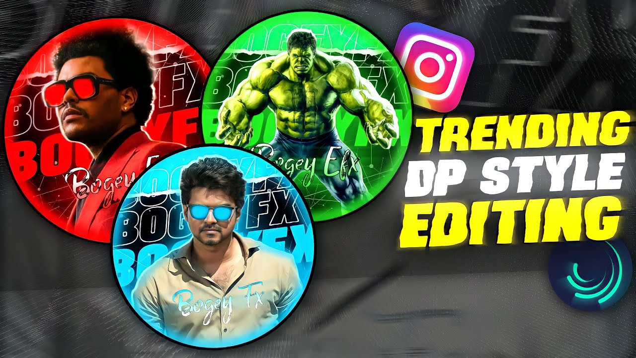 Instagram Trending efx dp💥editing tutorial alight motion | Alight motion dp editing | Xml provided🖇🔐