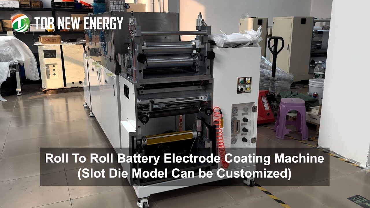 Roll to Roll Lab Battery Electrode Coating Machine