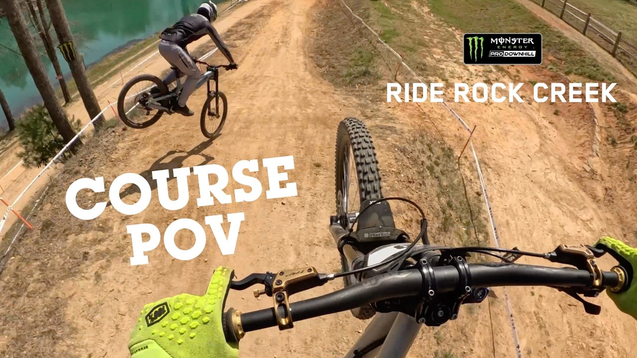 Вид от первого лица на трассу - Серия скоростных спусков Ride Rock Creek PRO