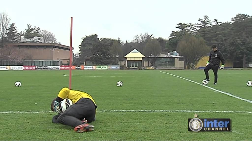 ALLENAMENTO INTER REAL AUDIO PORTIERI