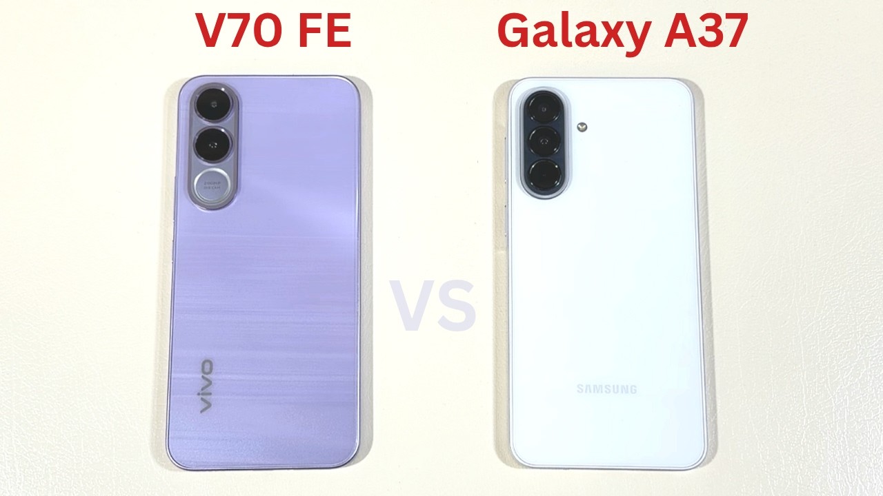 Samsung Galaxy A37 vs Vivo V70 FE Speed Test and Camera Comparison