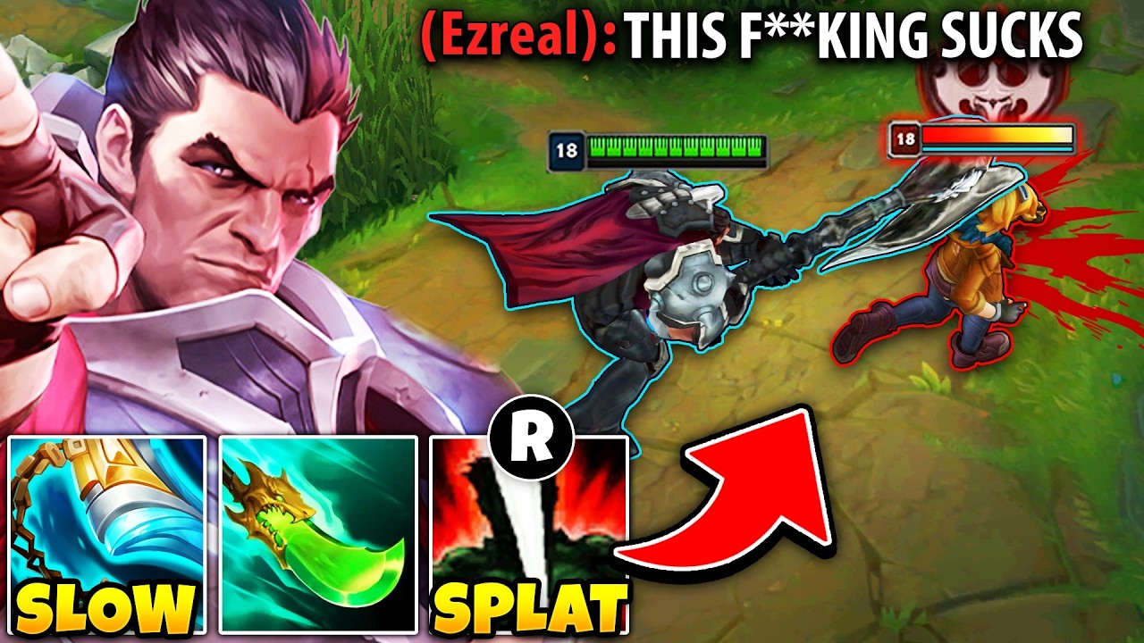 This guy locked in Ezreal top against my Darius... he immediately regrets it