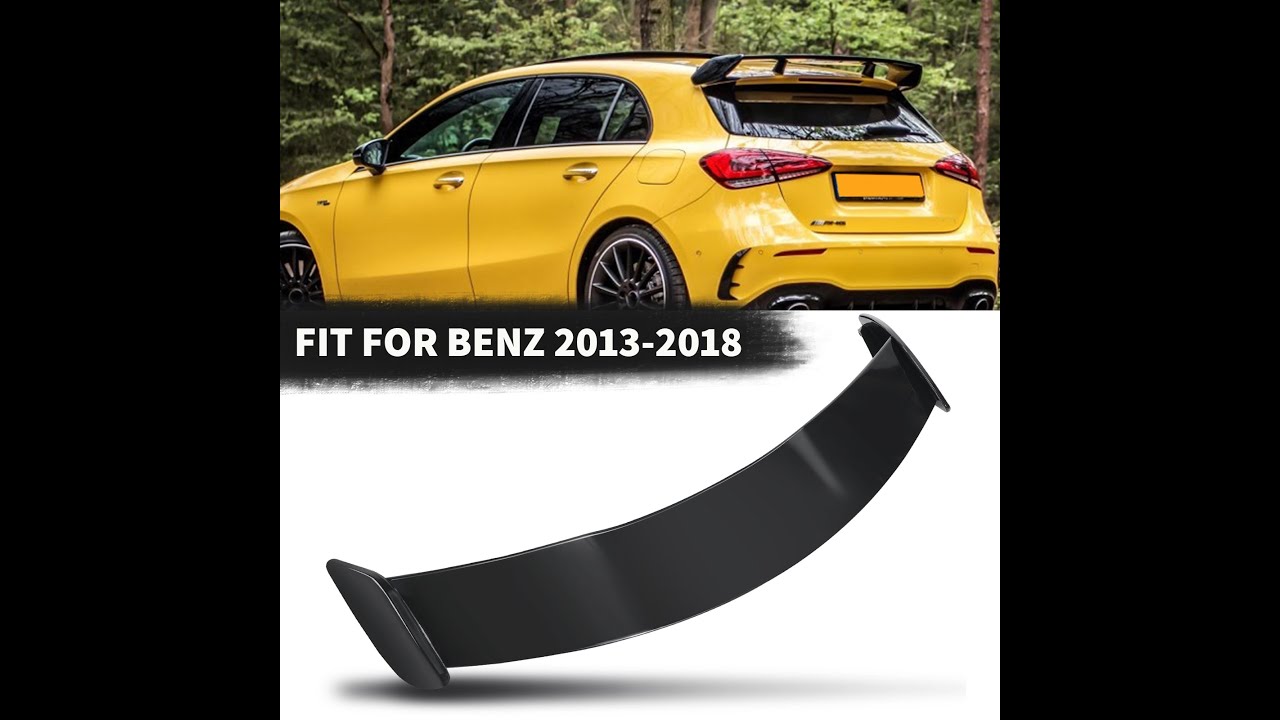 Benz spoiler installation