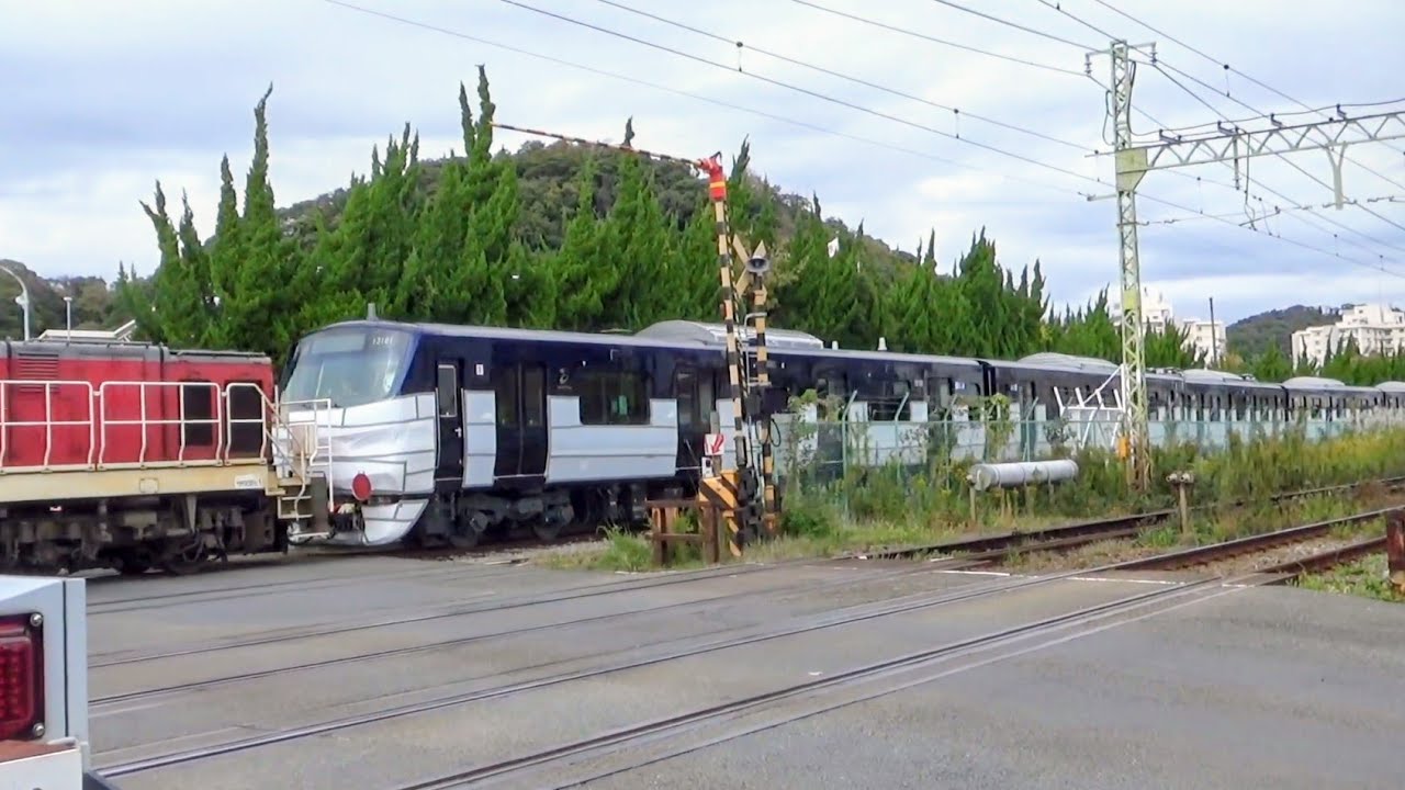 【踏切開いてるｹﾄﾞ!】相鉄13000系13101F 甲種輸送 神武寺駅発車！【京急線】