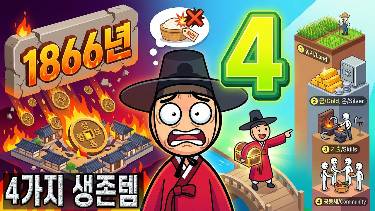 🚨 1866년 조선 화폐 붕괴: 인플레이션 지옥에서 끝까지 살아남은 4가지 실물 자산