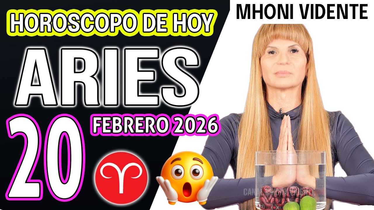 ARIES ♈🔓 ¡SE ABREN LAS PUERTAS DEL ÉXITO FINANCIERO! 🚪HOROSCOPO De Hoy 20 de FEBRERO 2026 Mhoni