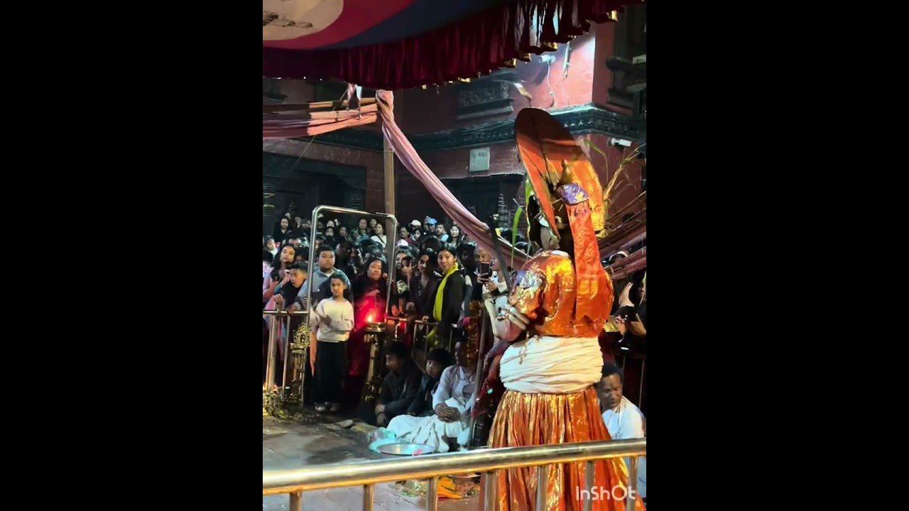 The first mask dance of Nepal The history of Nepal (Harisiddhi) origin of nepali culture