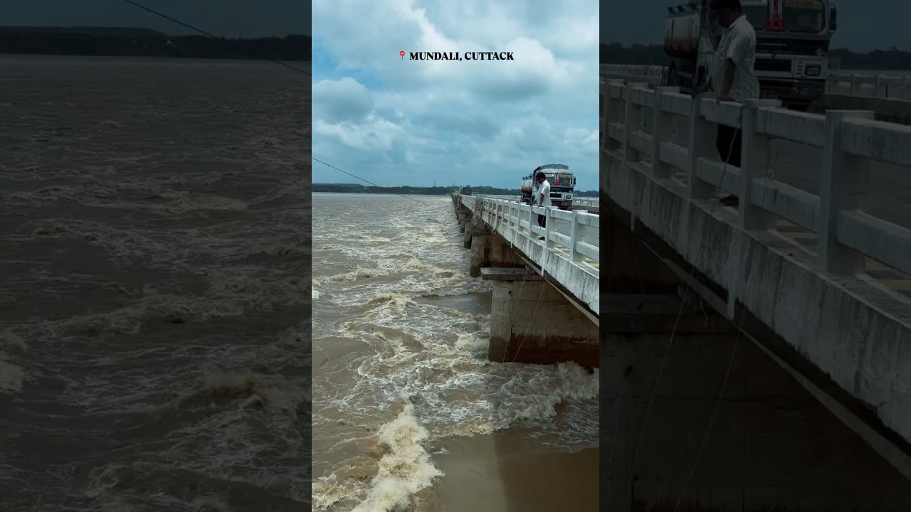 🌊 Cuttack Flood 2026 😱 Mahanadi River Water Level Rising! #shorts #mahanadi #cuttack