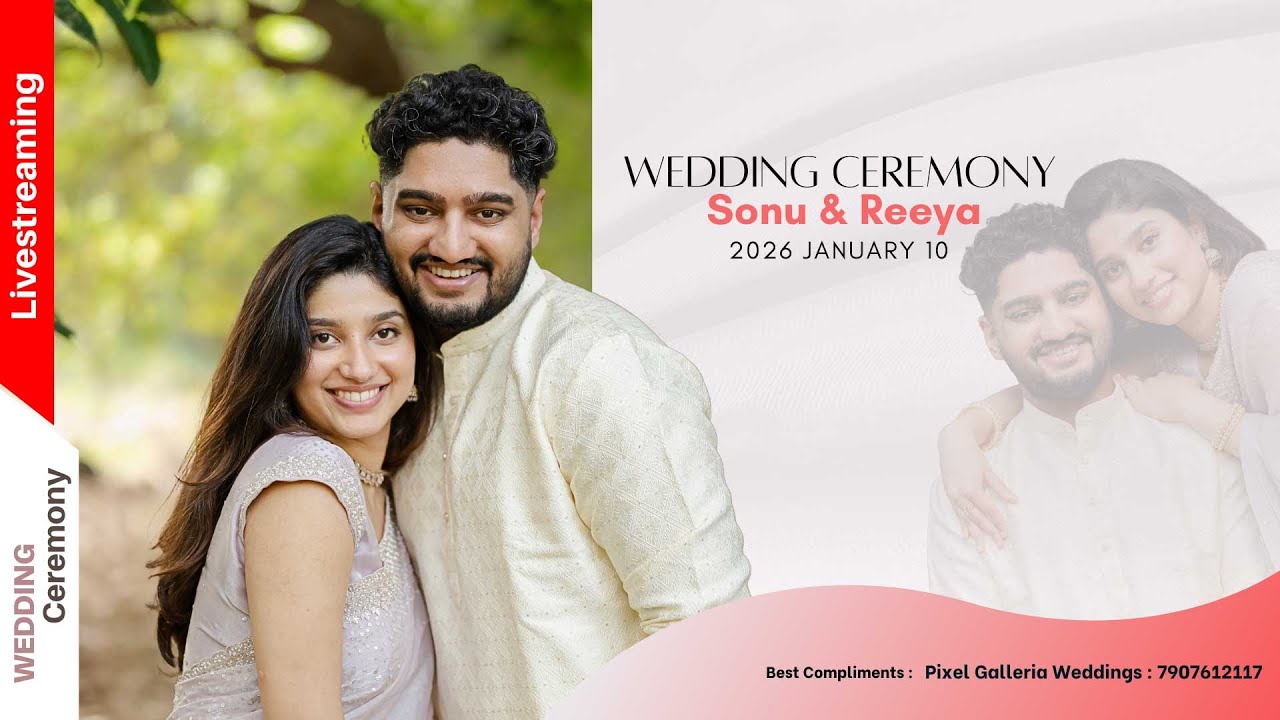 WEDDING | SONU & REEYA | 10-01-2026 | 08.45 AM