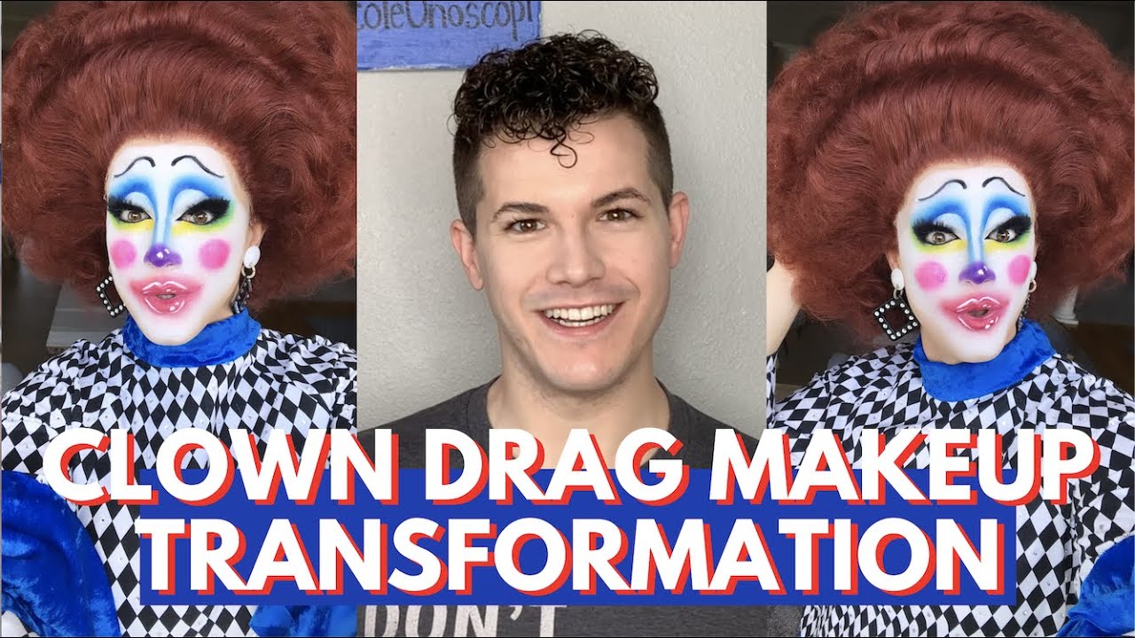 CLOWN DRAG MAKEUP TRANSFORMATION | Nicole Onoscopi