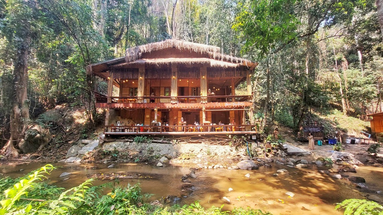 Thara Chiwee, прекрасное кафе посреди леса и дома Дой Хим Дао