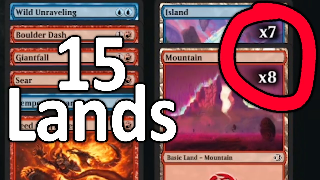 Learning why 15 Lands isn't Strong in Limited MTG Arena