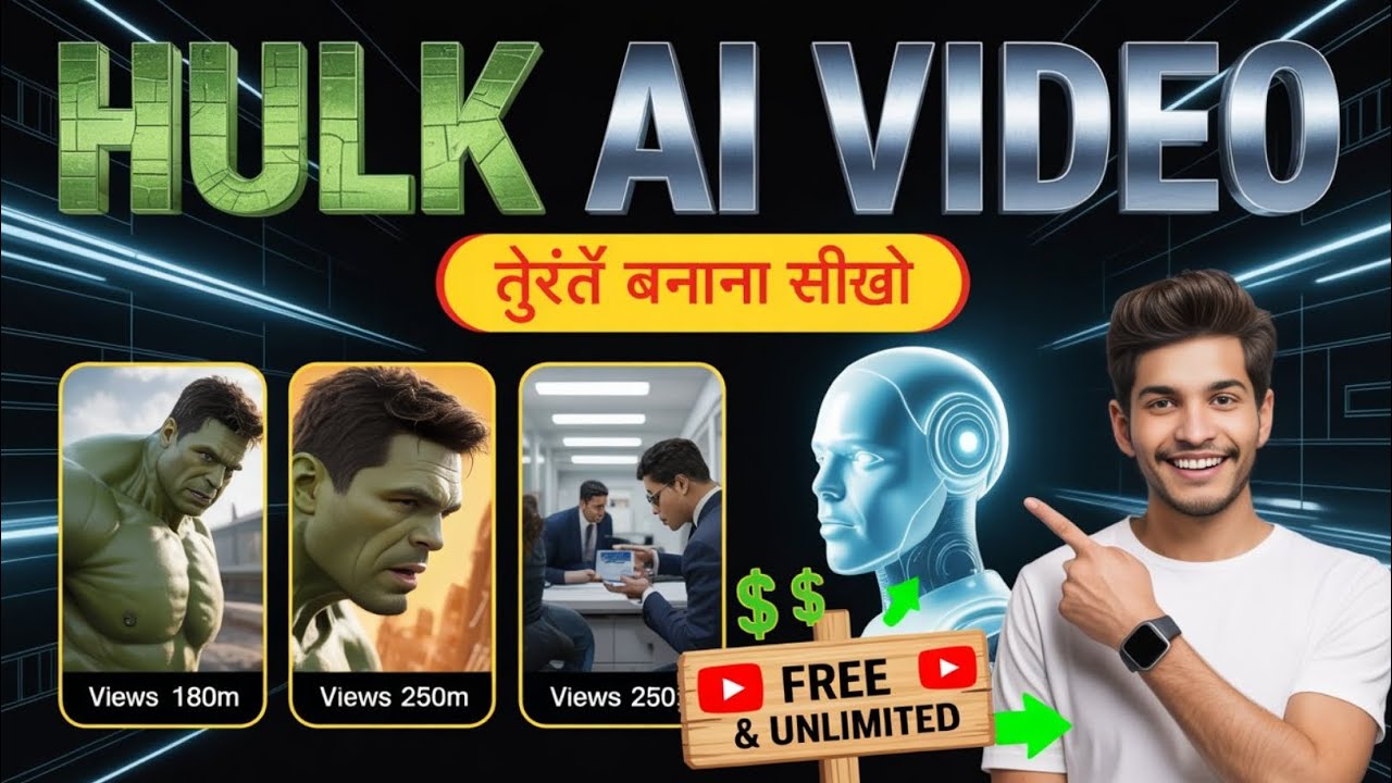 Hulk Ai Video Kaise Banaye | Like How To Create Hulk Ai Video | Ai Video Kaise Banaye