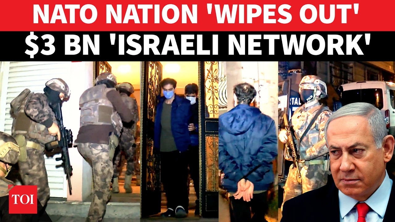 NATO Nation HUNTS 'Mossad Spies' | Israelis Among 200 Nabbed In $3 Billion 'Spy Network' | Watch