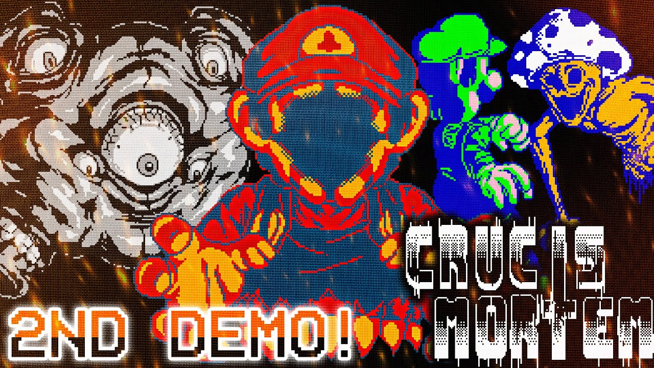 NEW UPDATE Crucis Mortem (Mario Bros 2. Horror-Game) | Full Gameplay!