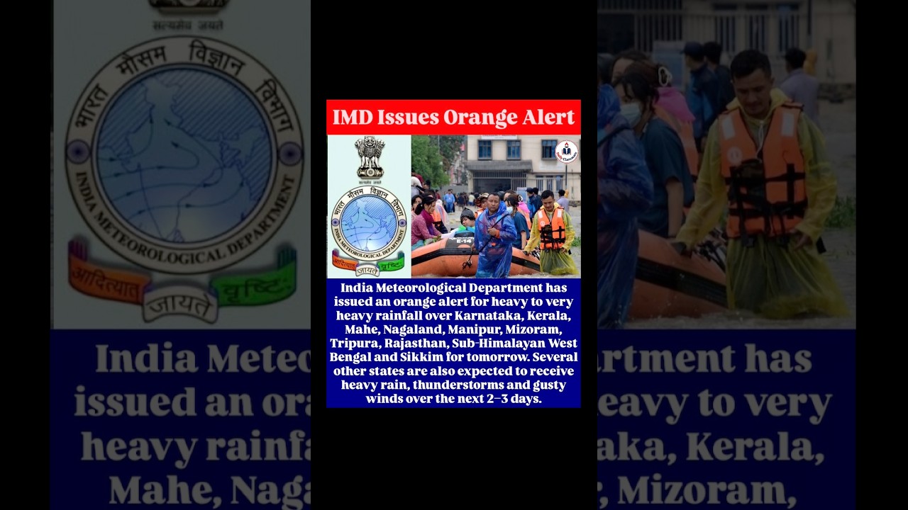 Orange Alert #rain #news #newsupdate #monsoon #farmer #alert #indianews #rainfall #rainfalldata