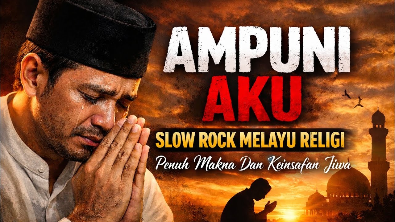 AMPUNI AKU (Official Lirik) Slow Rock Melayu Religi Menyentuh Hati