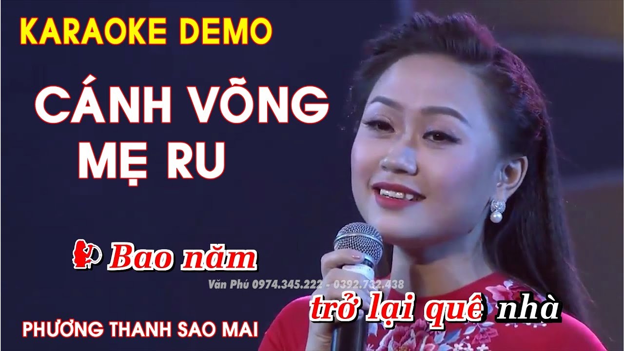 Karaoke Cánh Võng Mẹ Ru - Phương Thanh Sao Mai (DEMO Beat Phối Chuẩn)