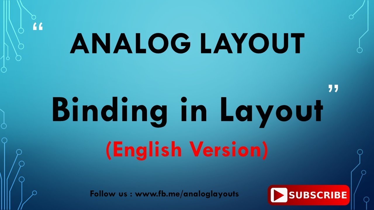 Binding in Layout