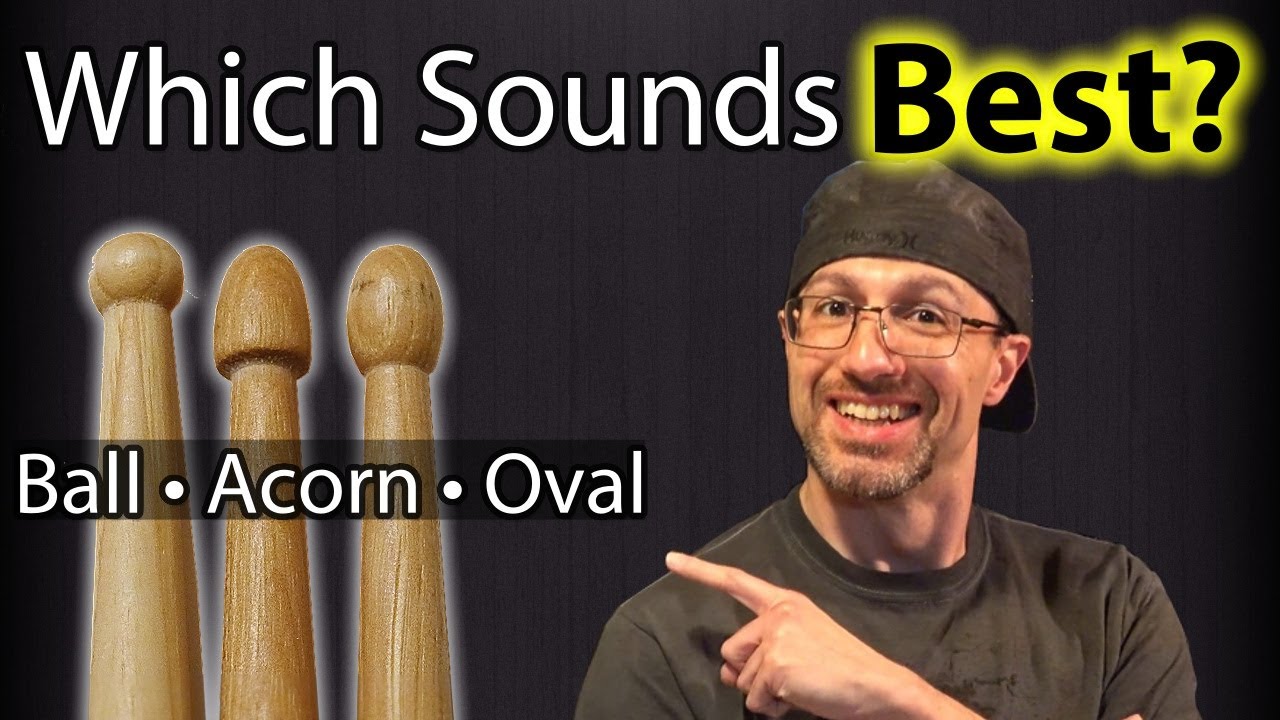 Drumstick Tip Shootout | Acorn vs Oval vs Ball (You Decide The Best Tone)
