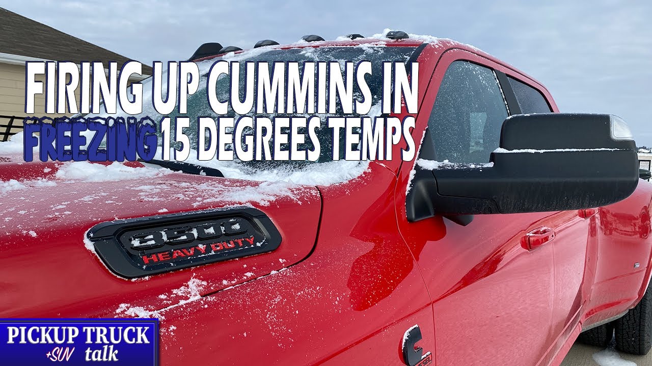 How Long to Start? 2020 Ram 3500 6.7L Cummins Diesel Cold Weather Test