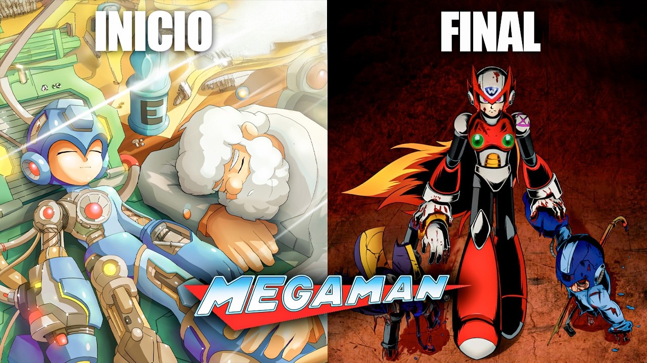 LA HISTORIA DE TODAS LAS SAGAS DE MEGAMAN