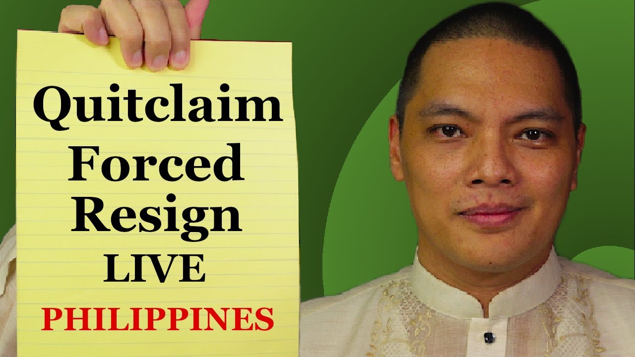 Constructive Dismissal and Quitclaim Livestream / Labor Code of the Philippines / Tagalog