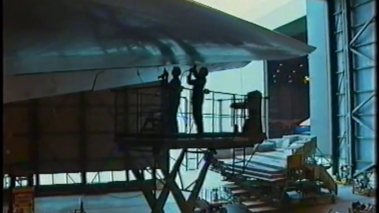 KLM Aging Aircraft Program, Hangar 11 Schiphol Oost. 1992