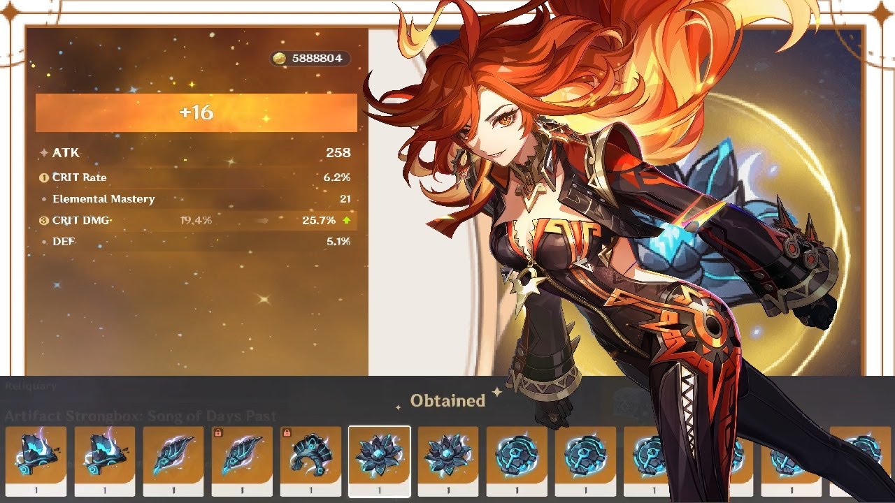 2 Months of Artifact Farming for Mavuika | Genshin Impact 6.0 Strongbox