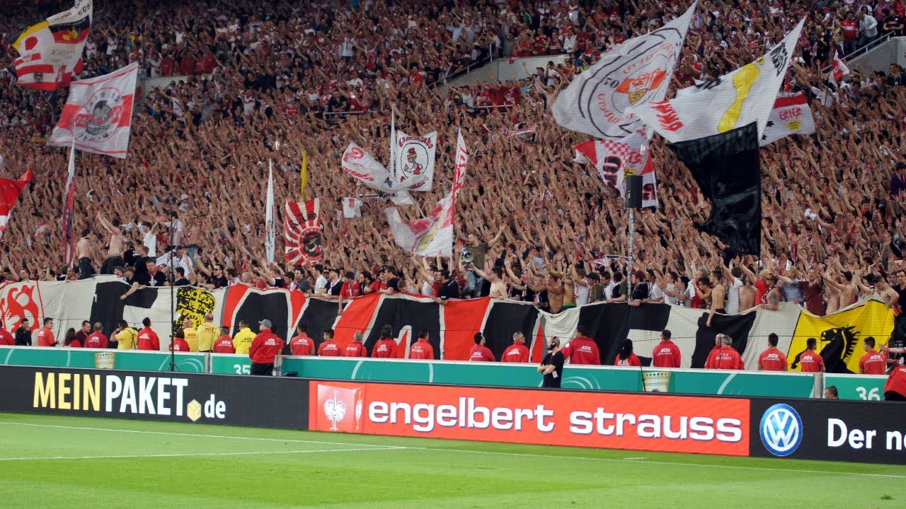 VfB Stuttgart - SC Freiburg / DFB Pokal 12/13 Cannstatter Kurve TV Ultras Stuttgart