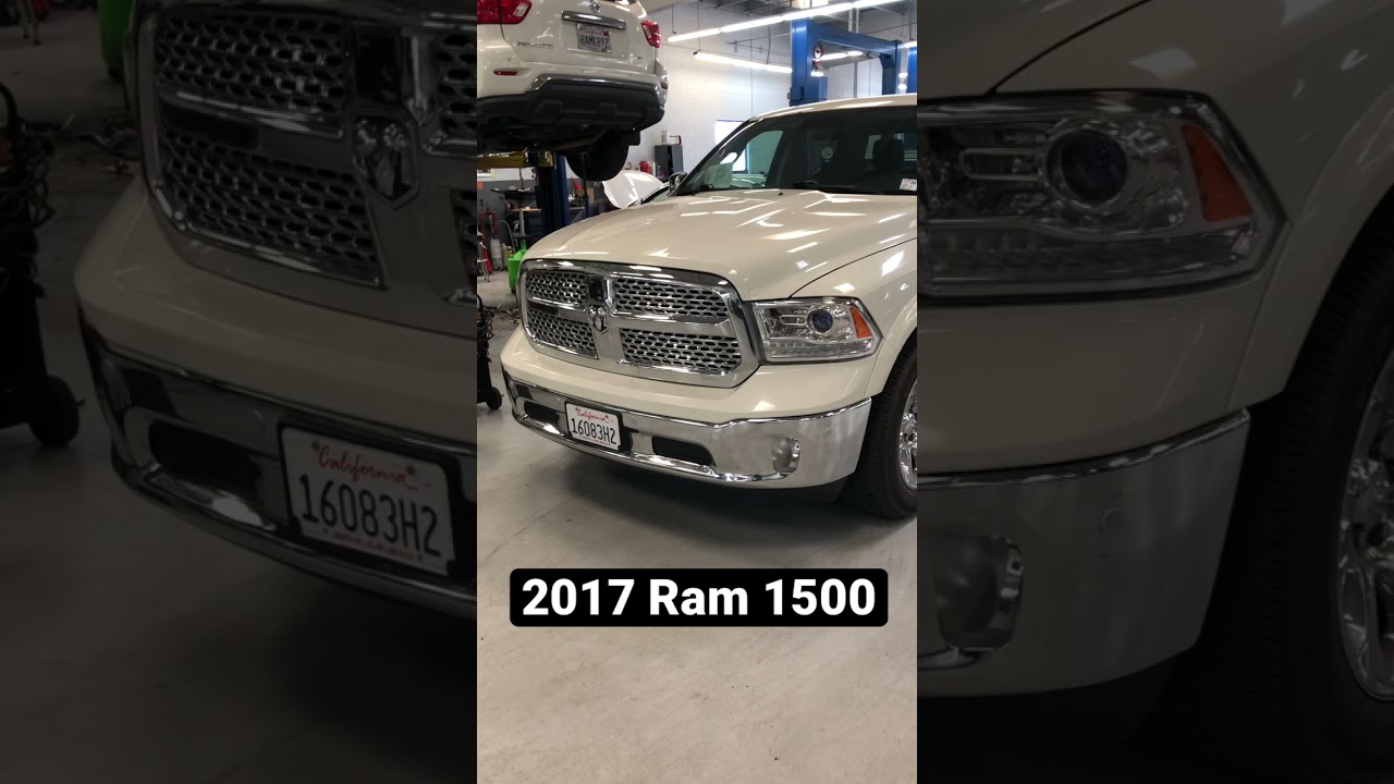 2017 Dodge Ram 1500 truck with a 5.7L.