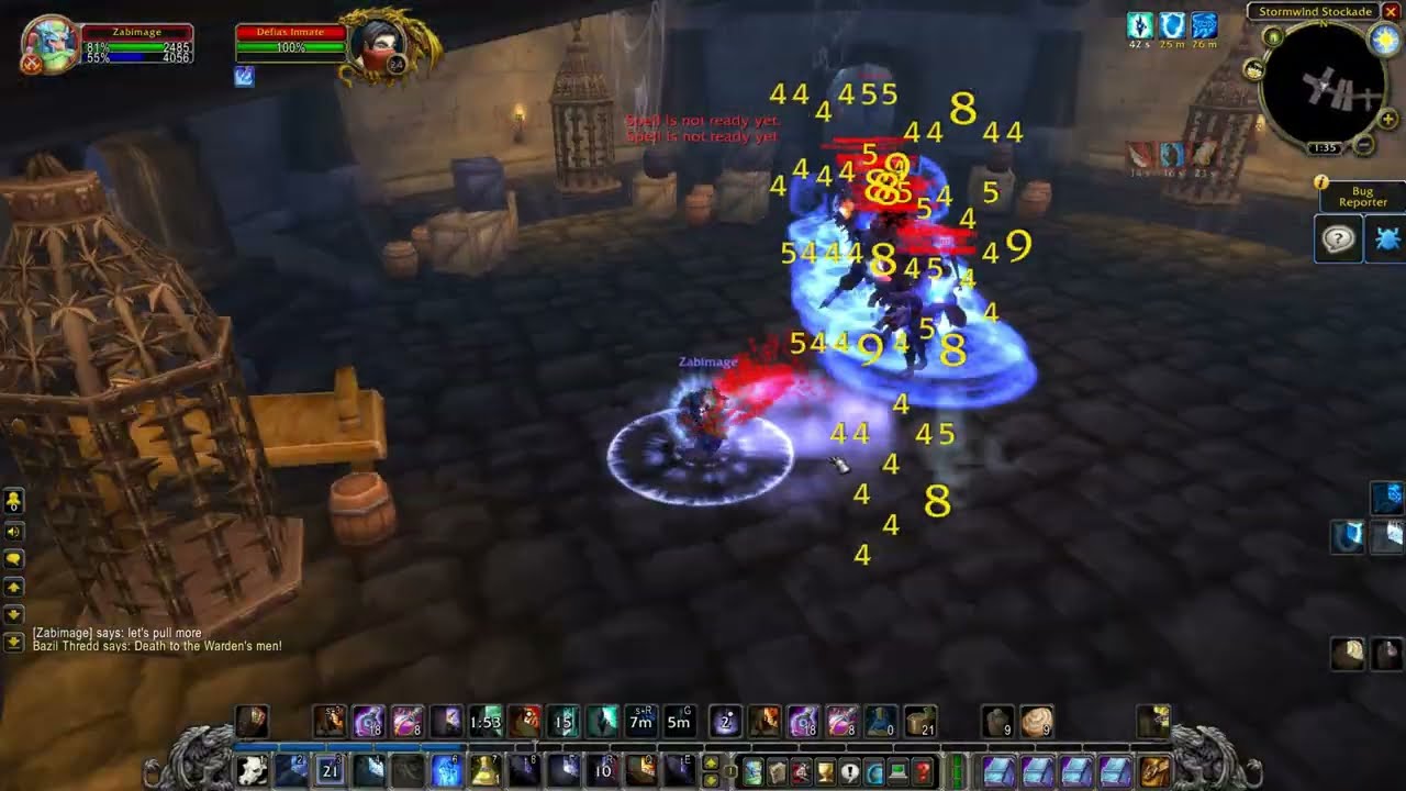 Wow Classic TBC Beta - AOE Cap is 12 Mobs - (Blizzard, Flamestrike, ArcExpl, CoC) All Nerfed